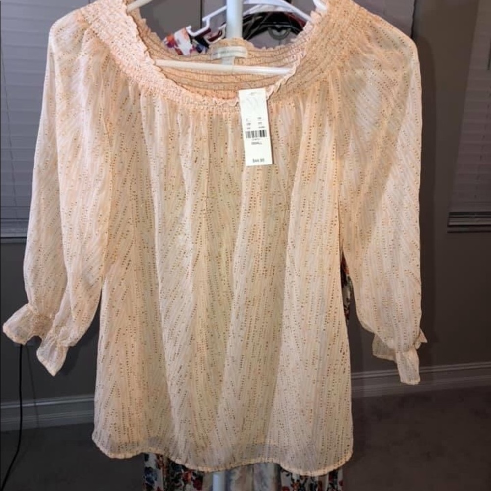 Peasant/off shoulder top